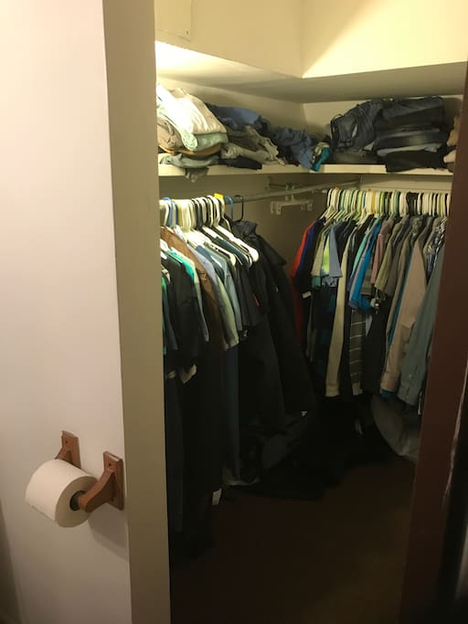 closet in bedroom