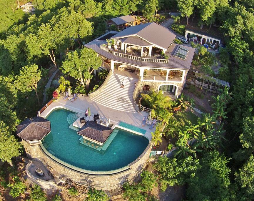 Tropical Hideaway is surrounded by lush natural forest and has the most amazing views
