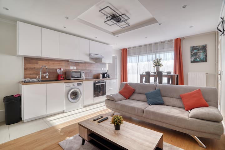 Standing-4 Bedrooms -Free Parking -15mn From Paris - Sarcelles