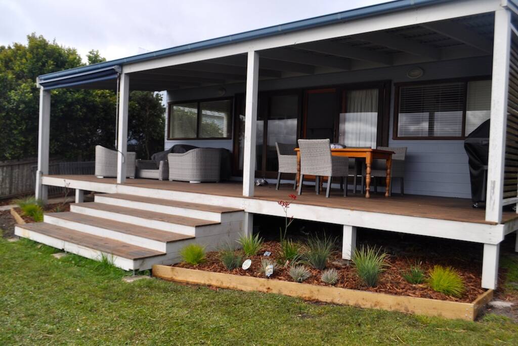 Comfy undercover back deck for all your entertaining