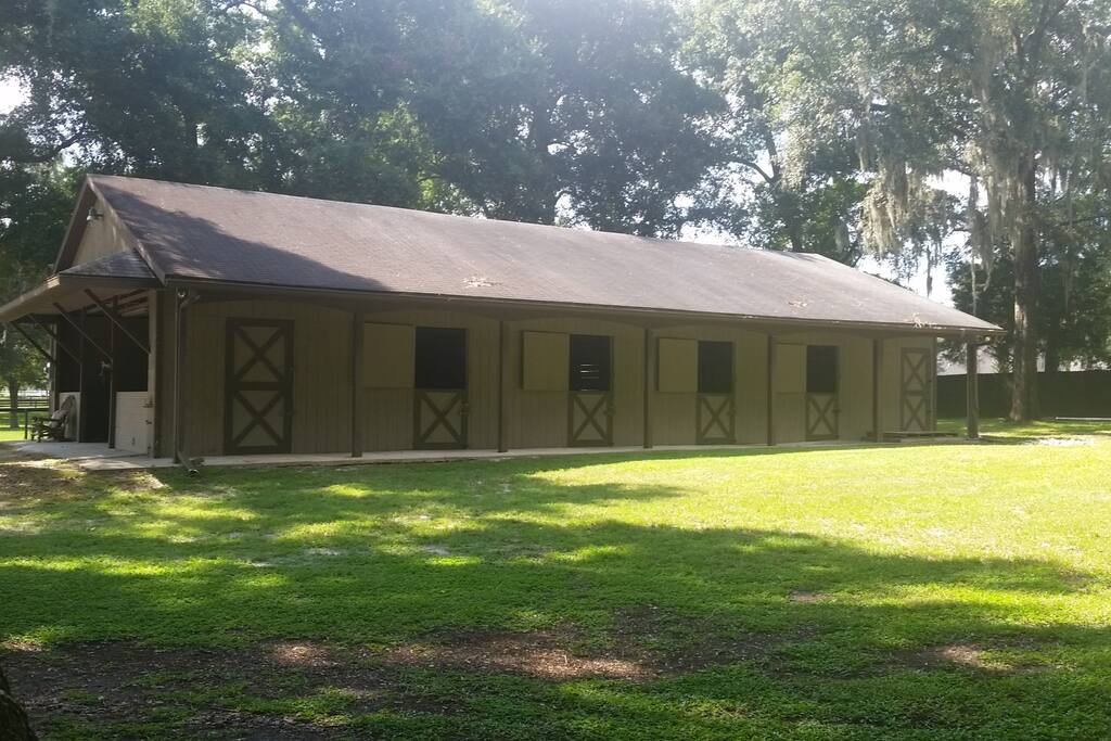 Lodging for your horses too! Riding Arena Available!
