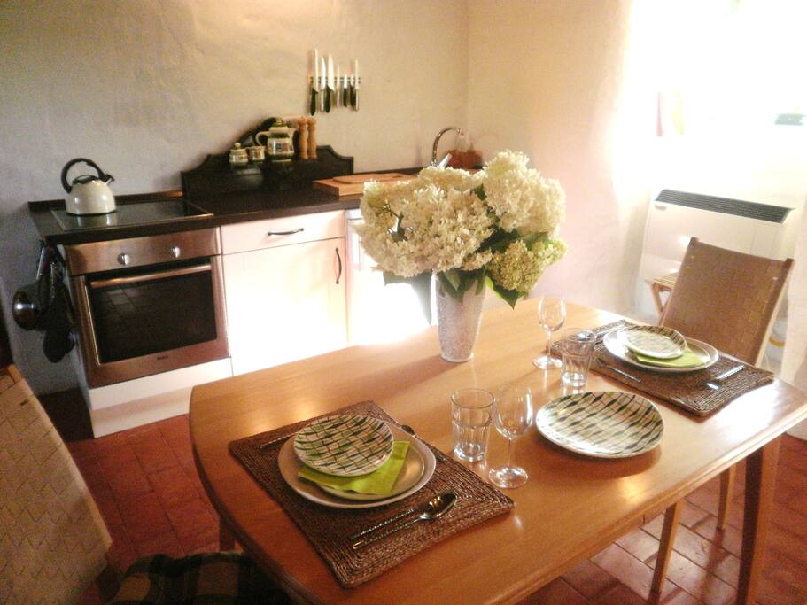 Open Kitchen Kapolcs Cottage