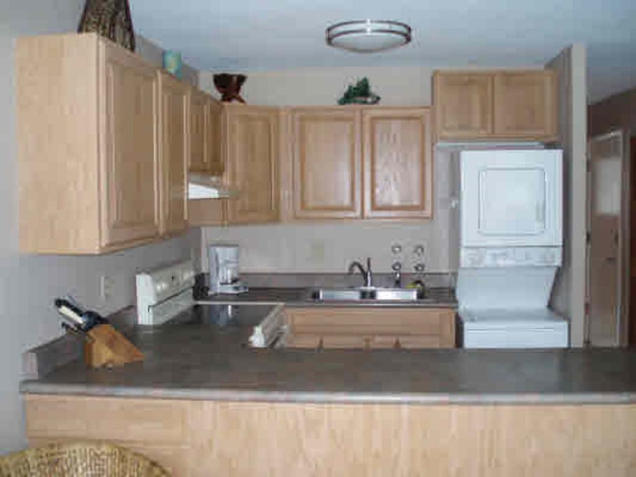 Kitchen and laundry