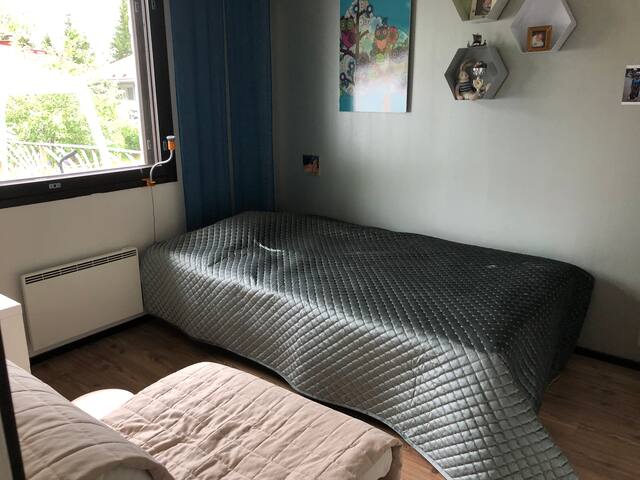 Mukava huone 1-2:lle esim. työmajoitukseen, as 2!