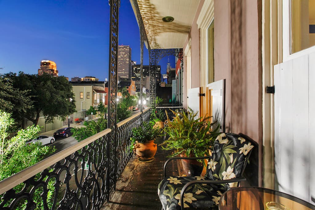 Balcony view of New Orleans