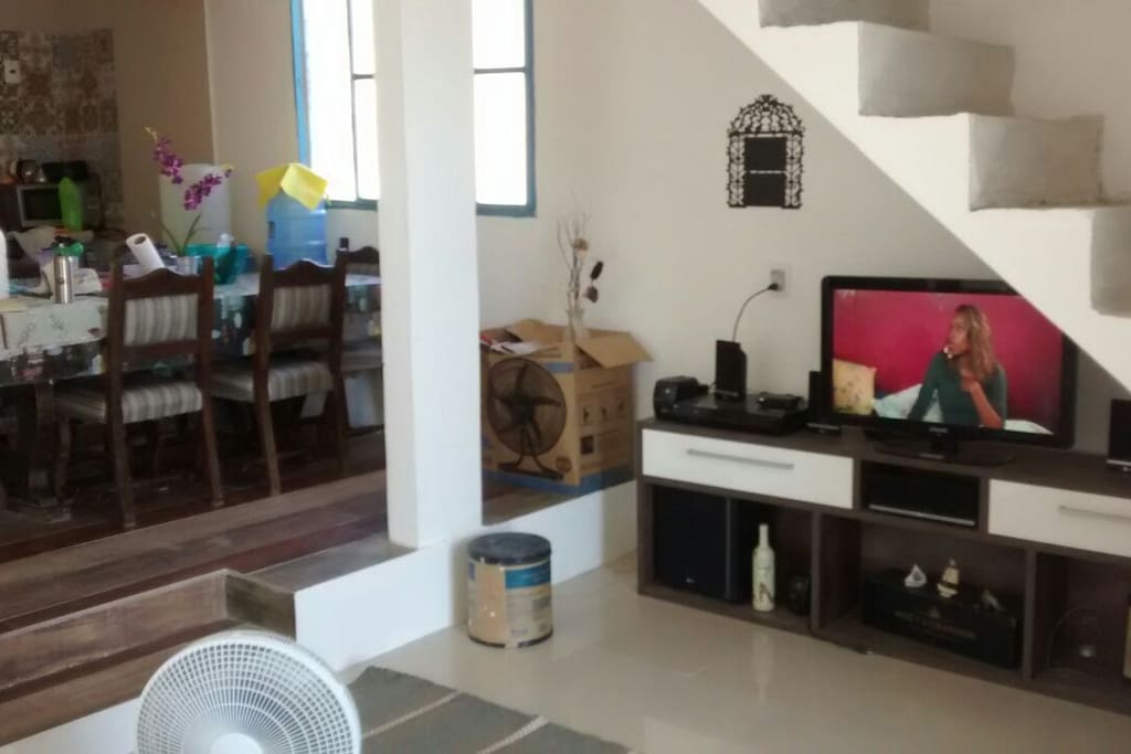 Cozinha integrada com a sala
