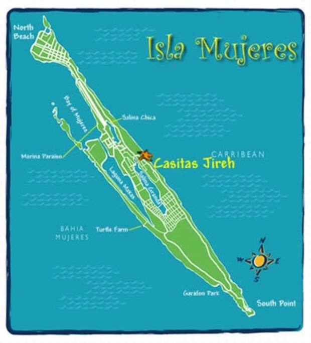 Caribean Jireh 1 se encuentra localizado a 5 minutos en taxi del centro de la ciudad de donde llegan los barcos a la isla.