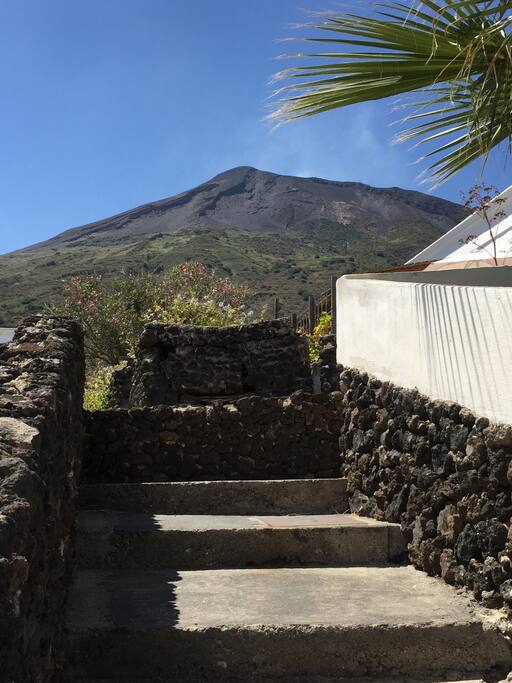 vista sul vulcano