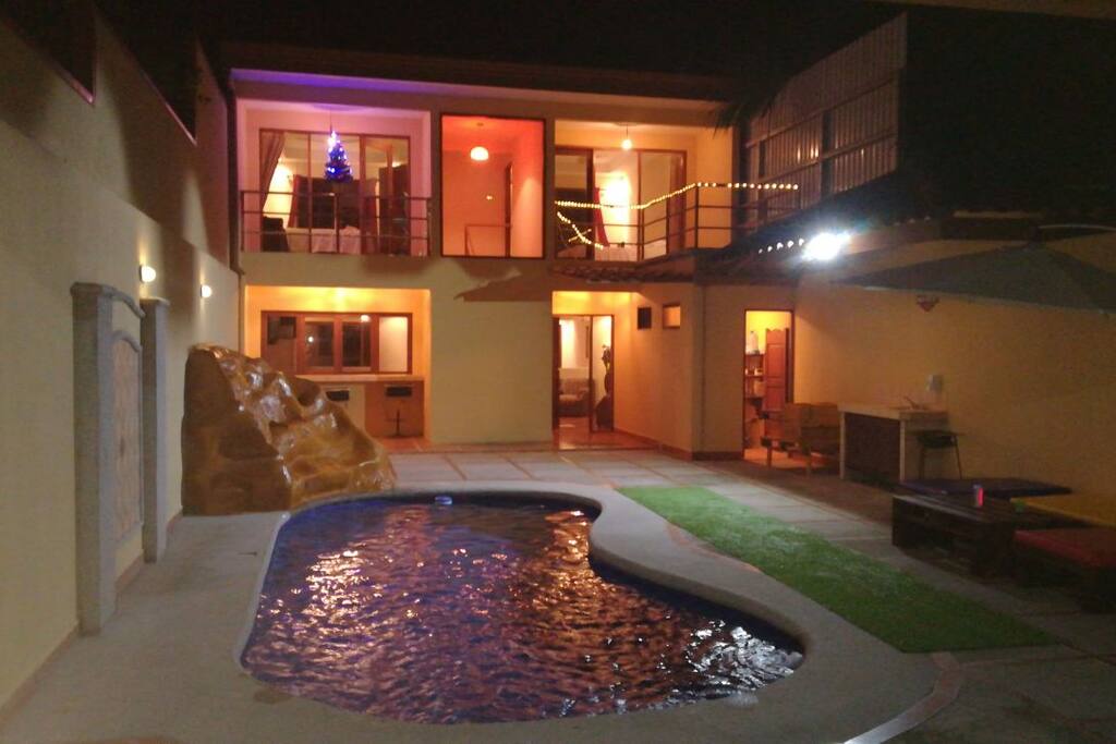 Entrance view to house