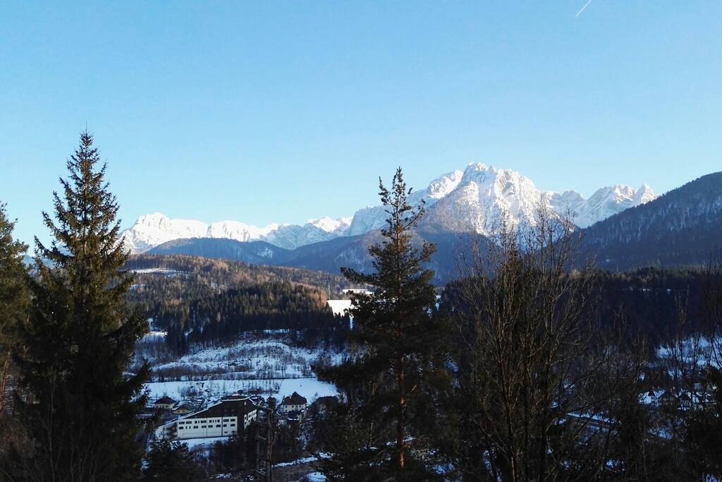terrace view in winter