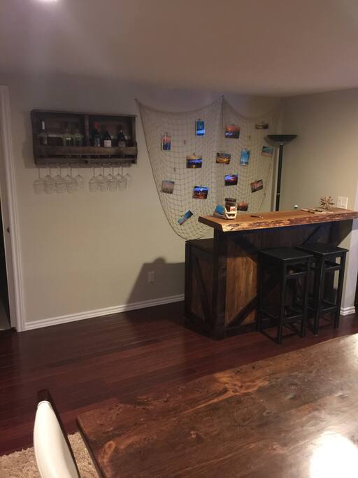 Cozy up to the Bar and enjoy a drink!