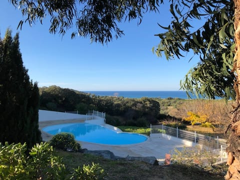Villa duplex Ile Rousse,(Belgodère) close to the beach,