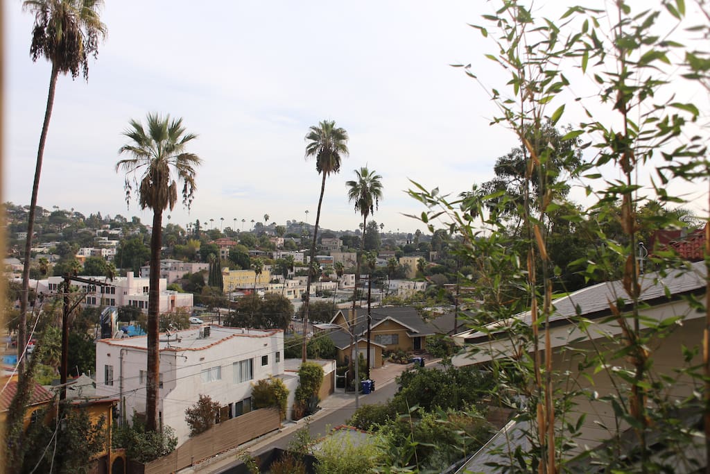 Eastern apartment view of Silverlake Hills.