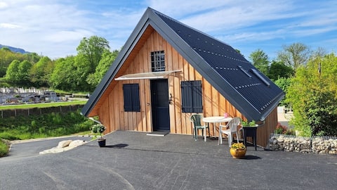 Air-conditioned chalet large private parking terrace