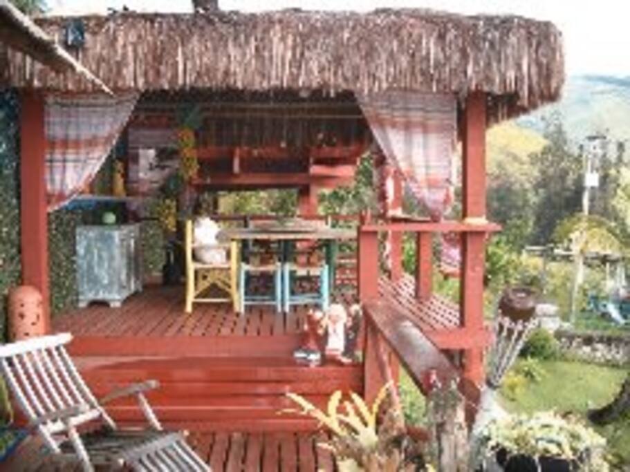 varanda de almoço e cafe da manha