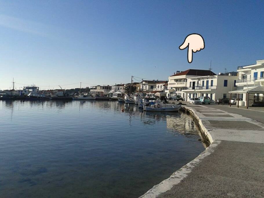 The building. 10m from the sea.