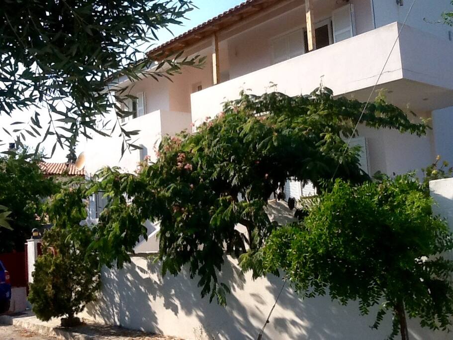 Detail from the front of the house.