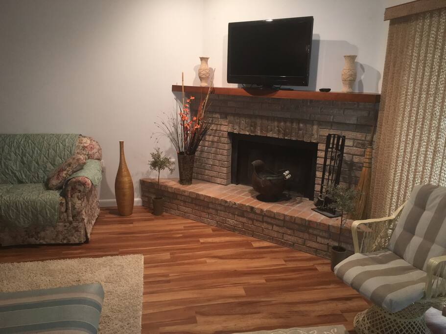 Living room with TV