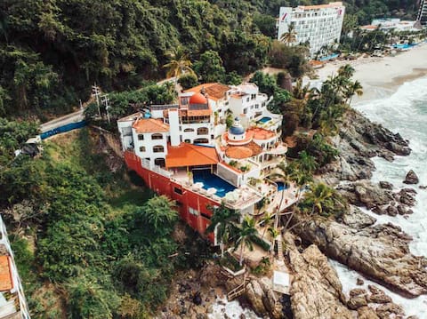 Puerto Vallarta Amazing Oceanfront Villa 9 bedroom