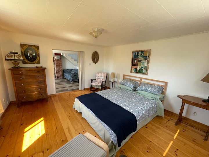 Downstairs queen bed