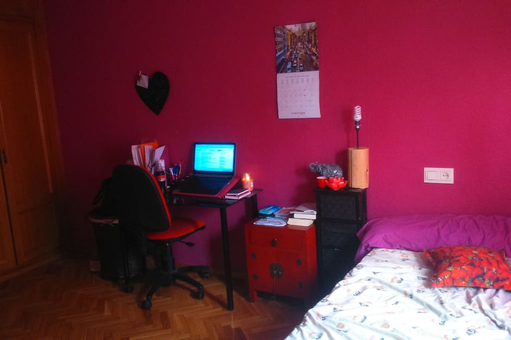 Habitación doble,baño privado
