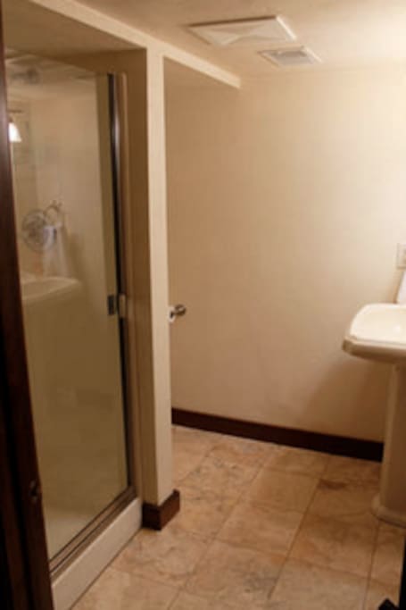 Basement bathroom
