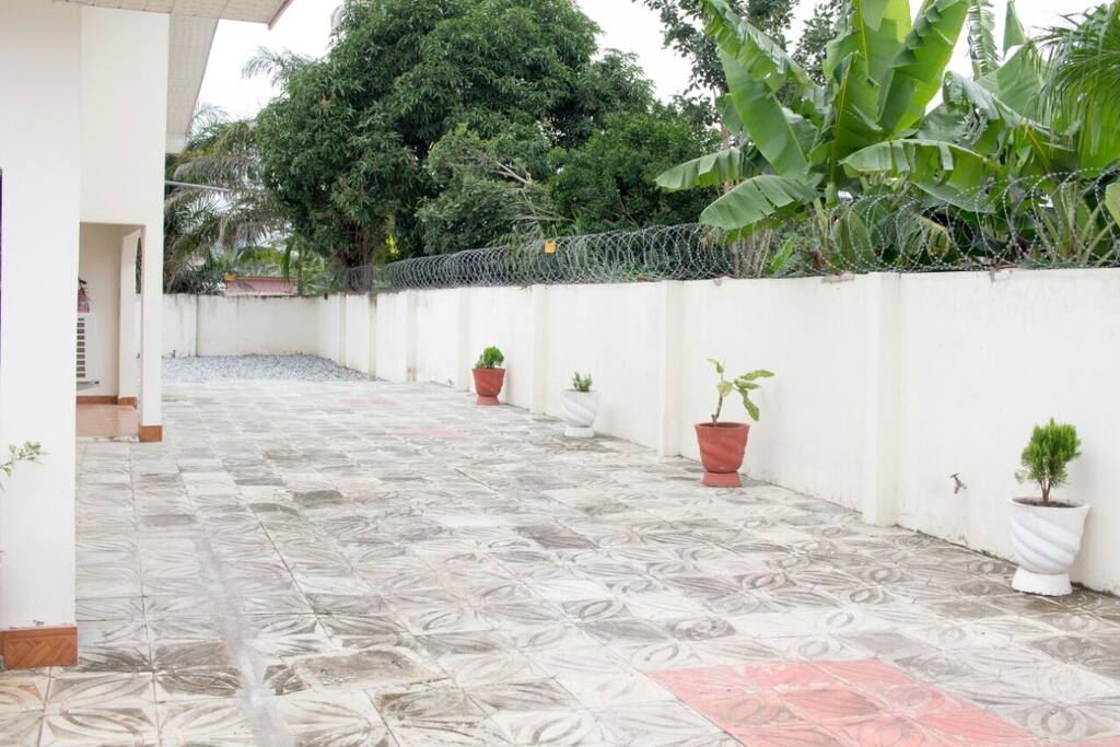 Secure Parking Area Inside Compound