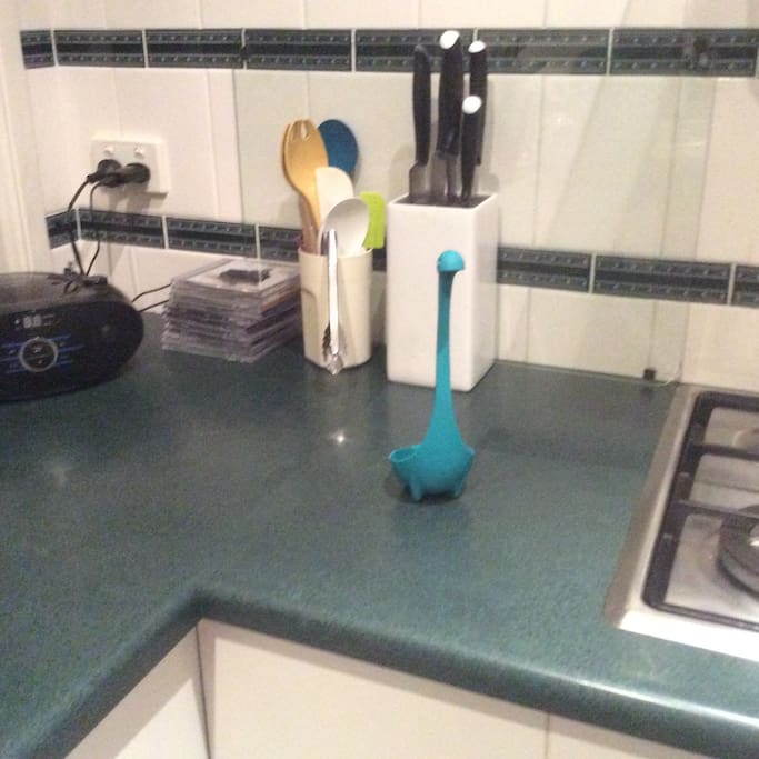 Homey touches in the kitchen