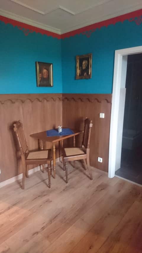 2 beautiful rooms each with bathroom and double bed