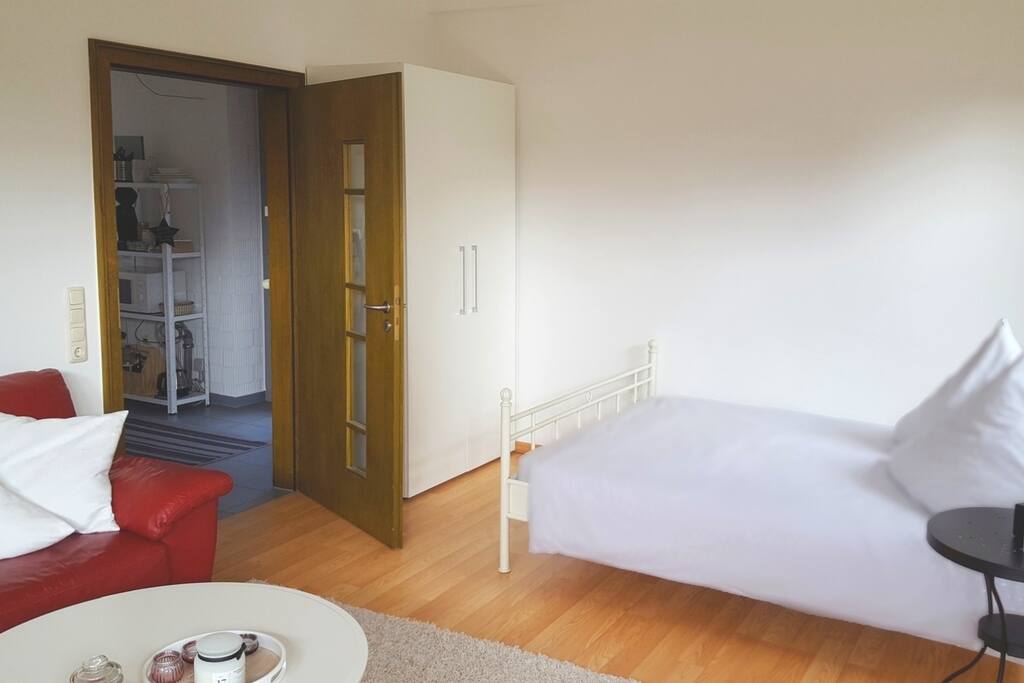 Wohn- & Schlafraum mit TV, HiFi, WLan