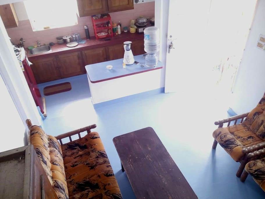 Wohnzimmer, Küche