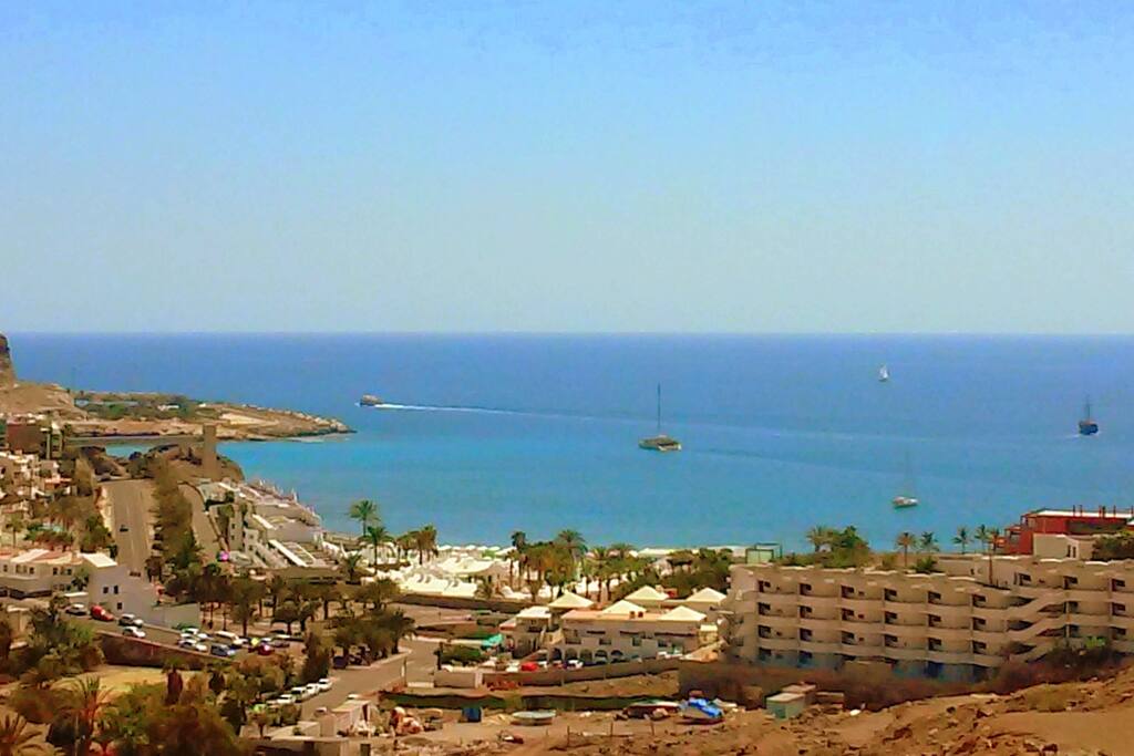 The great view from our terrace