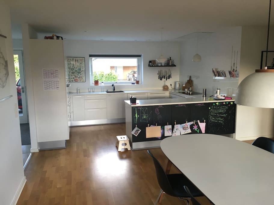 Kitchen and dining area