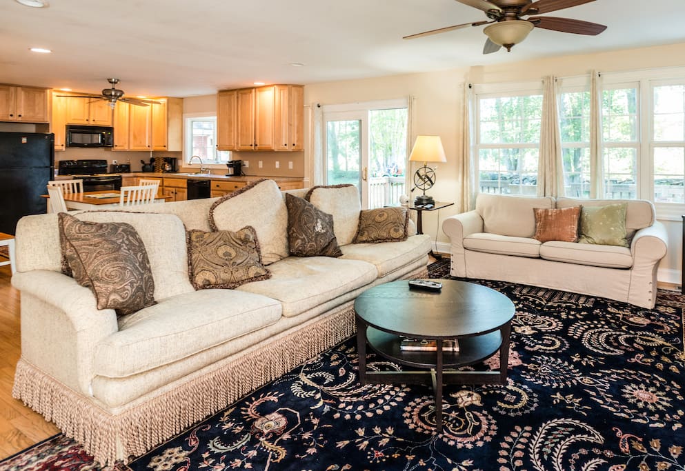 Plush comfortable seating for fun times and relaxing evenings.