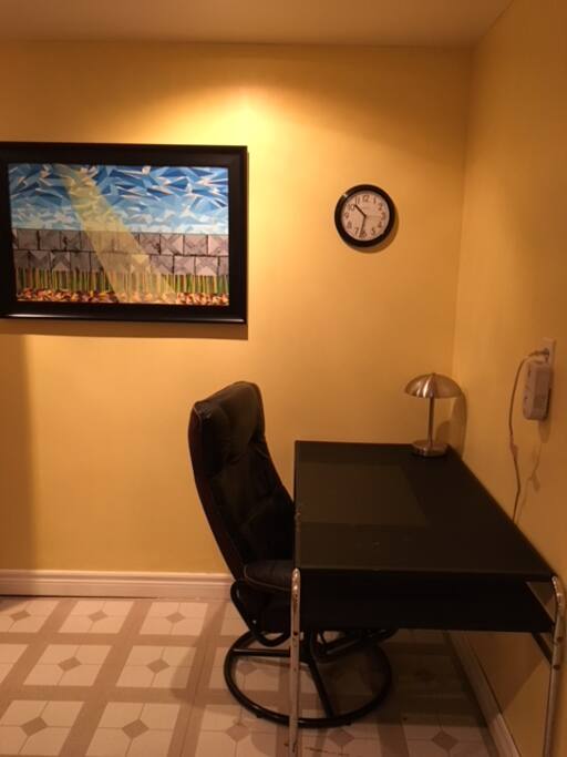 desk area