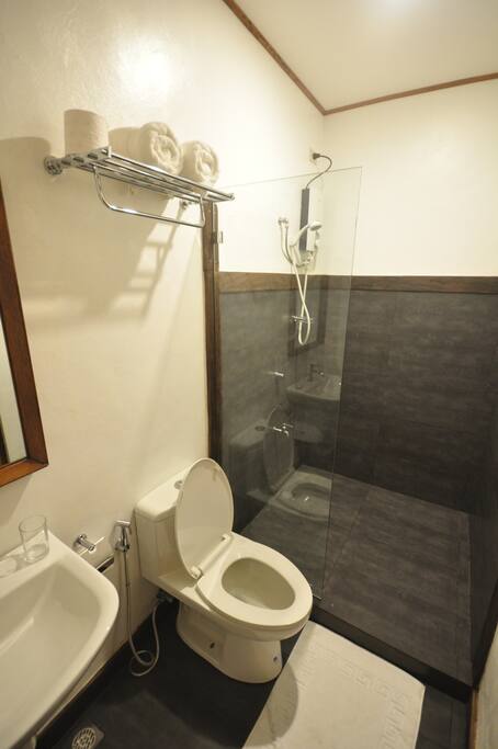 Bathroom of the rooms