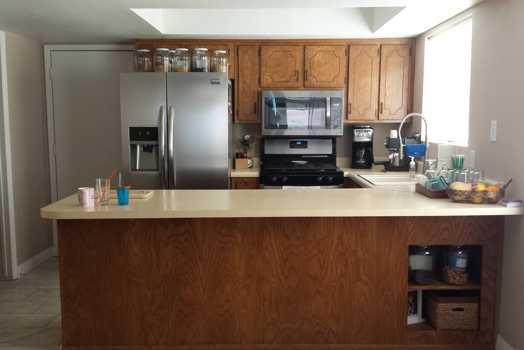 Kitchen with new appliances