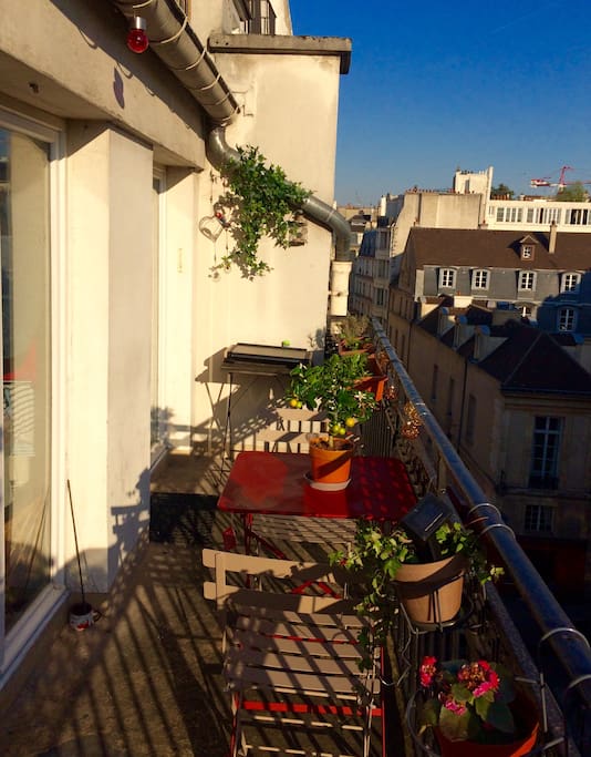 Terrasse avec plancha