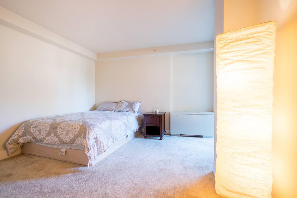 Uncluttered bedroom