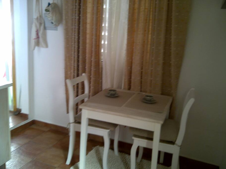 Granny flat dining area