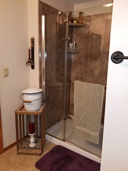 large shower stall
