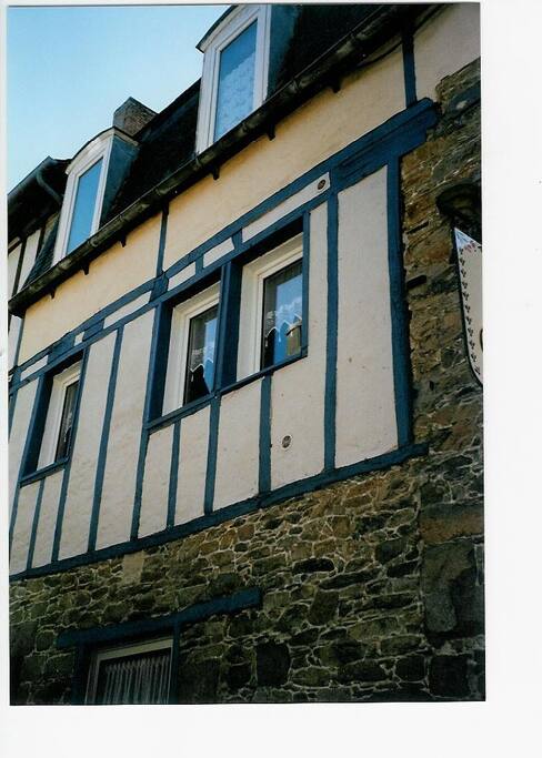 appartement dans maison à colombages