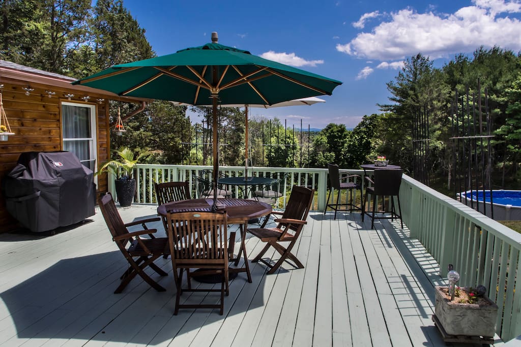 Amazing views from the main deck