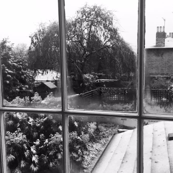 View from bedroom (can't guarantee snow!)