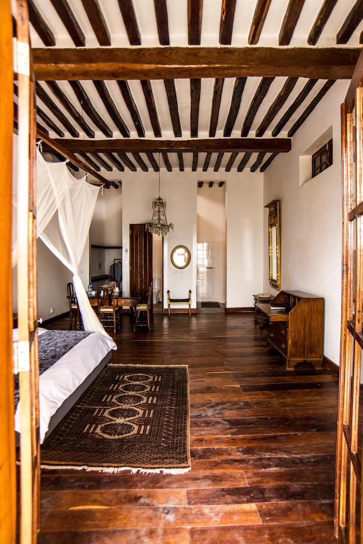 Master suit com a vista do varanda privada