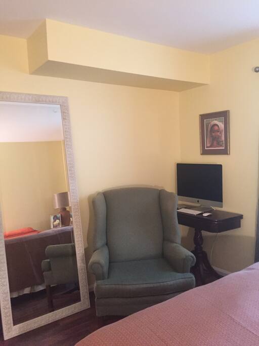 Bedroom Pic 2 - Bedroom has a wing chair ideal for reading. The computer has been removed from the condo.