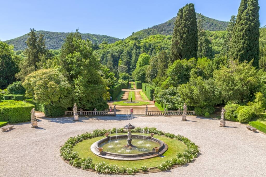 Square of Revelations - View from the Villa