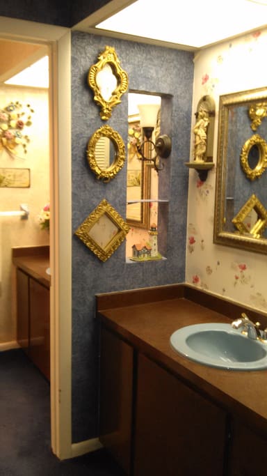Handwashing sink in Master Bedroom