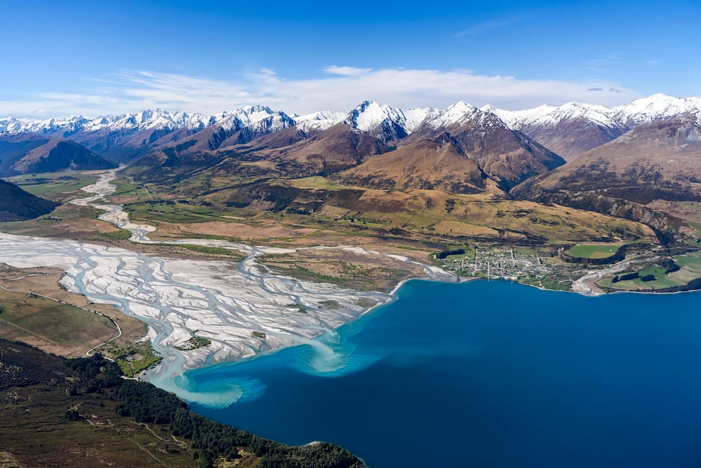Glenorchy township and surrounds.