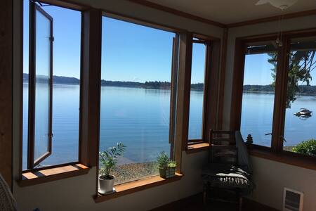 The Log House at Leaning Tree Beach